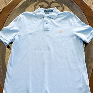 Medium Light Blue Ralph Lauren Polo Shirt